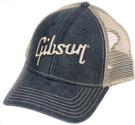 Baseball Cap Faded Denim marron