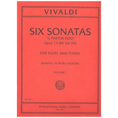 Vivaldi - Six Sonatas Vol.1 Cmaj/gmaj FL