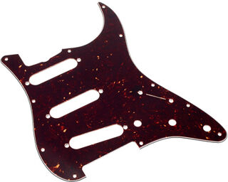 Pickguard Strat SSS Tortoise62