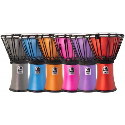 Djembe Freestyle Colorsound Matte Tfcdj-7Mtpk Set - 6 Pièces