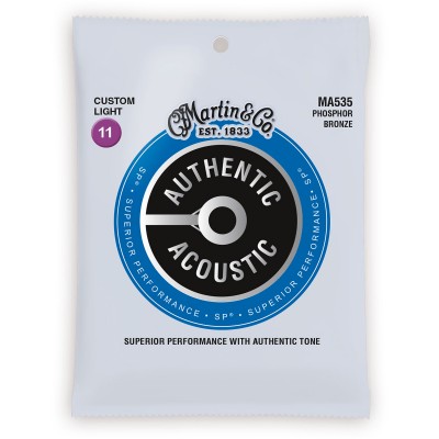 MA535 Authentic Phosphor Bronze Custom Light 11-52