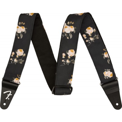 Sangle à Fleurs Noir 2