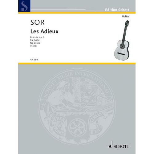 SOR FERNANDO - LES ADIEUX OP. 21 - GUITAR