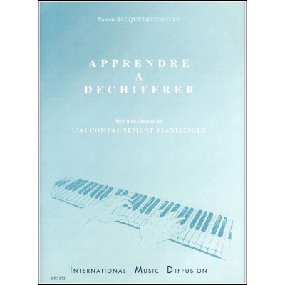 Jacquet Betmalle - Apprendre À Déchiffrer - Méthode