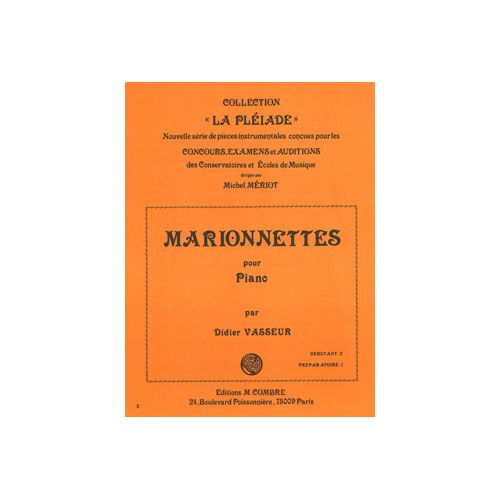 Vasseur - Marionnettes - Piano