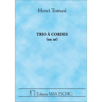 Tomasi Henri - Trio A Cordes En Ut - Conducteur