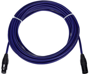 Cable DMX 3pol 10m Bleu