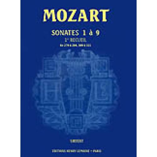 Mozart - Sonates Vol.1 Nos 1 À 9 Urtext - Piano
