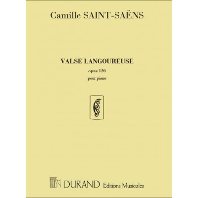 SAINT-saens C. - Valse Langoureuse Op. 120 - Piano