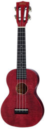 Island Cherry Red Concert Uku Cherry Red Matt