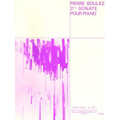 BOULEZ P. - SONATE N° 2 - PIANO