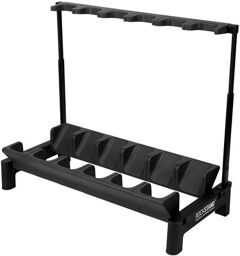 RS 20866 6 E-Guitar Stand Noir avec coussinets souples anthracite