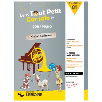 Molinaro Michel - Le Tout Petit Cor Solos Vol.1