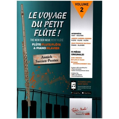 Sarrien Perrier A. - Le Voyage Du Petit Flute Vol.2 - Flute