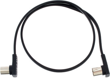 Flat MIDI Cable 60cm Black noir