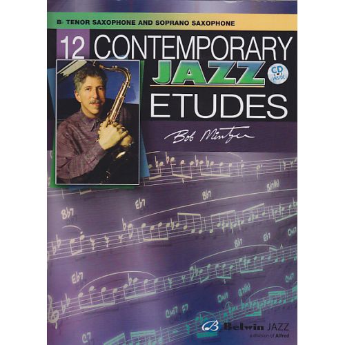 Mintzer Bob - 12 Contemporary Jazz Etudes Sax Ténor And Soprano + CD