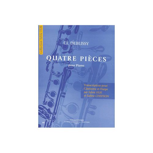 Debussy - 4 Pièces Pour Piano - Transcription Pour Clarinette et Harpe