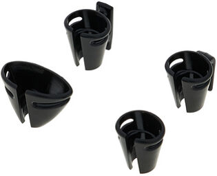 MKE 2 Lav.-Clip Set Black