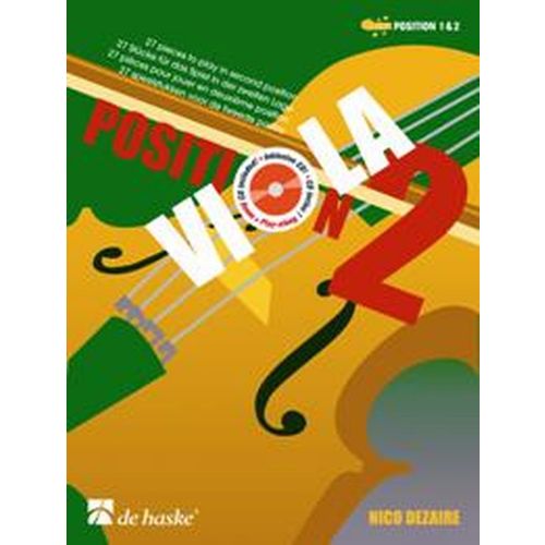Dezaire Nico - Viola Position 2 + CD - Alto