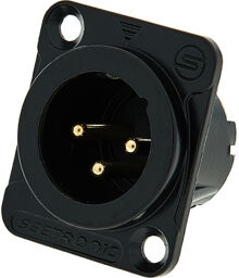 MJ3F2C-BG 3pin XLR black