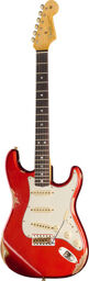 65 Strat CAR Relic Candy Apple Red