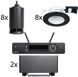 8x Omni Track 2x Sub Bk Bundle noir