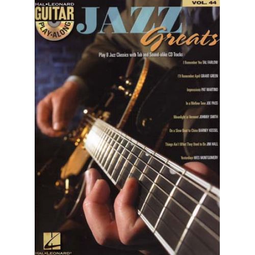 GUITAR PLAY ALONG VOL.044 JAZZ GREATS + CD
