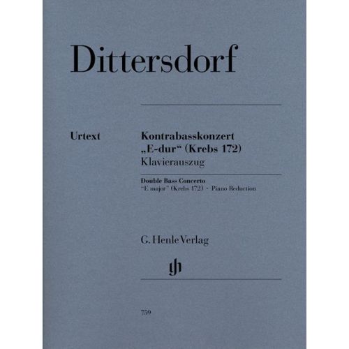 Dittersdorf C.D.V. - Double Bass Concerto In