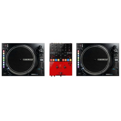 Pack Regie DJ Vinyle : RP 8000 MK2 Silver + DJM-S5
