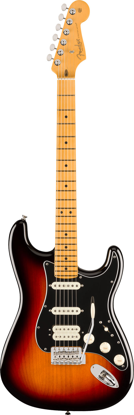 American Professional Classic Stratocaster HSS MN 3-Color Sunburst