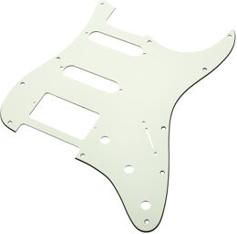 Parts Pickguard HSS 3-ply Mint Menthe