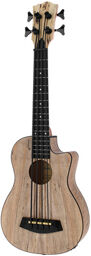 UkeBass Spalted Maple Naturel