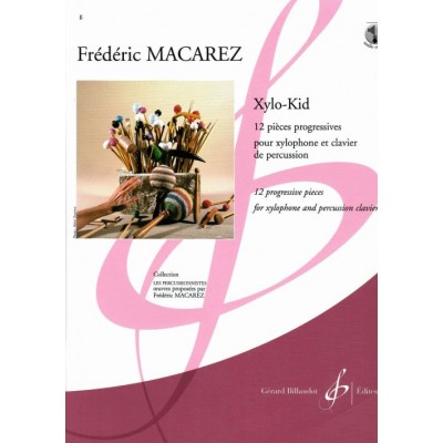 Macarez Frederic - XYLO-kid 12 Pieces Progressives Pour Xylophone et Clavier De Percussion