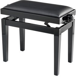 105 BP Leather Black polished
