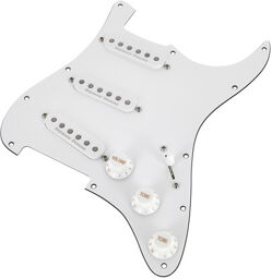 Classic Loaded Pickguard White Blanc