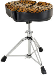 SPG-LEP-3 Spinal Drum Throne Motif léopard