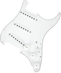 58 Q.Coil Hot Br. Pickguard WH