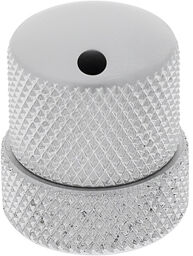 Stacked Dome Knob Satin Chrome Chrome Matte