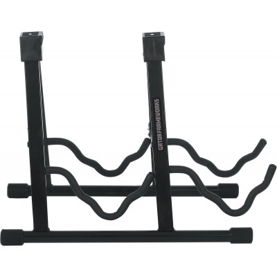 Stand Double En A Guitare Acoustique Et Électrique