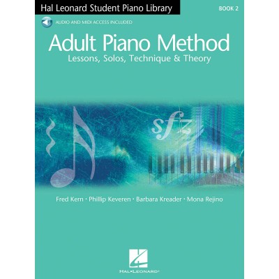 Adult Piano Method Lessons Solos Technique And Theory+ 2audio En Ligne - Piano Solo