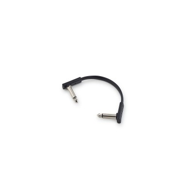 Flat Patch Cable Black 10cm
