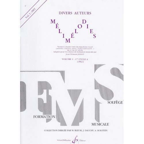 Jollet JEAN-clement - Melimélodies Vol.1