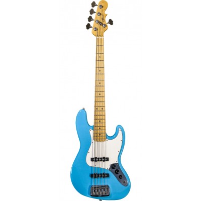 Fullerton Deluxe Jazz Bass 5 Himalayan Blue MN
