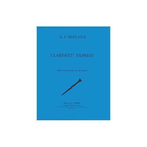 Dervaux - Clarinett'express - Clarinette et Piano