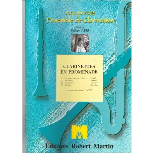 Robert Min Osch - Clarinettes En Promenade, 4 Clarinettes