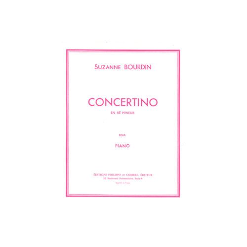 Bourdin - Concertino En Ré Mineur - Piano