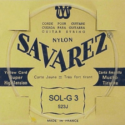 523J SOL-3 Carte Jaune Tirant Tres Fort (Unité)
