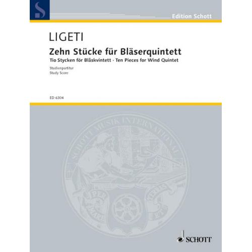 Ligeti Gyoergy - 10 Pieces - Wind Quintet