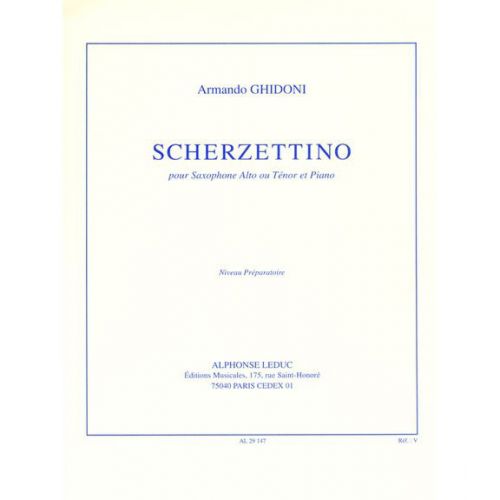 Ghidoni Armando - Scherzettino - Saxophone & Piano