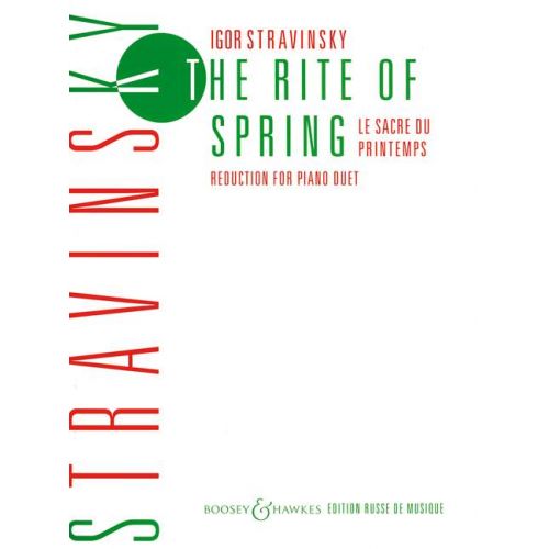 Stravinsky Igor - The Rite Of Spring - Reduction Piano